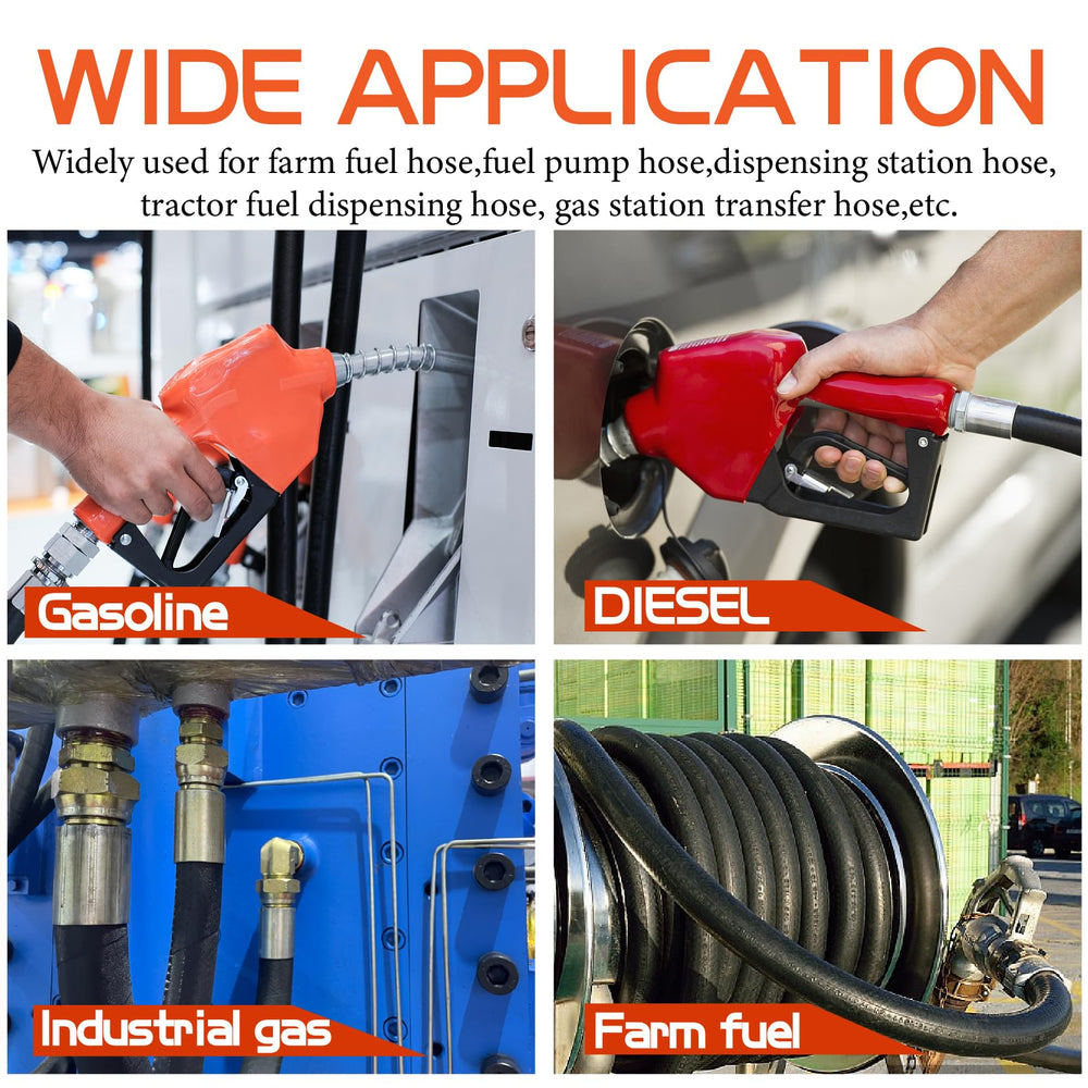 Ruikarhop hose in truck refueling setting showing practical on-site fueling use