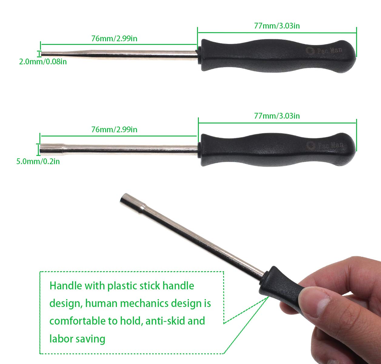 RUITONDA small cleaning pick removing debris from a carburetor jet for reliability
