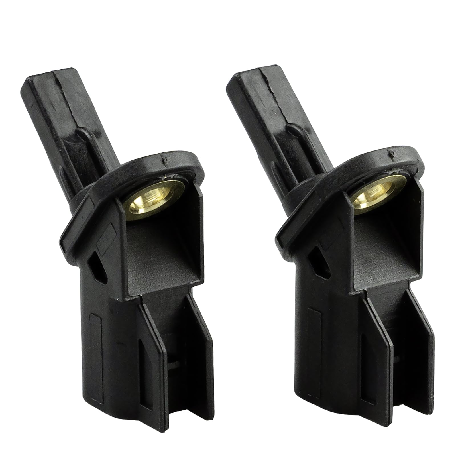Ruizure front ABS sensor pair packaging showing contents and warranty benefit