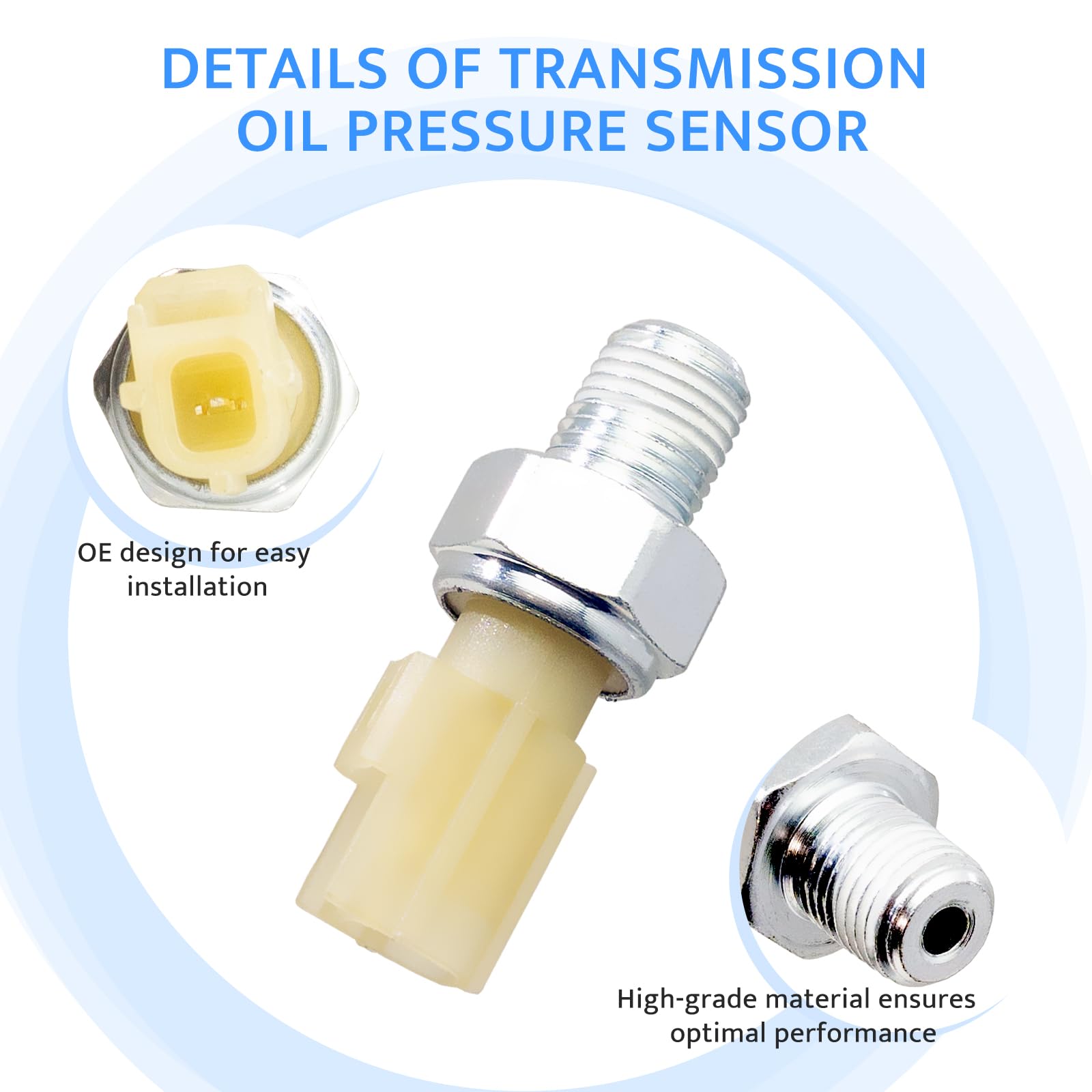 Ruizure sensor side profile highlighting durable corrosion-resistant housing