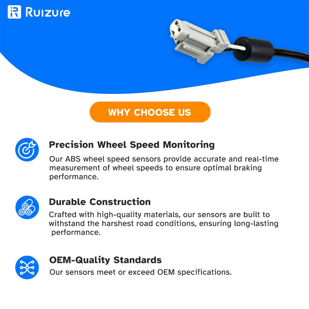 Ruizure sensor installed on Nissan hub showing correct OEM fitment benefit