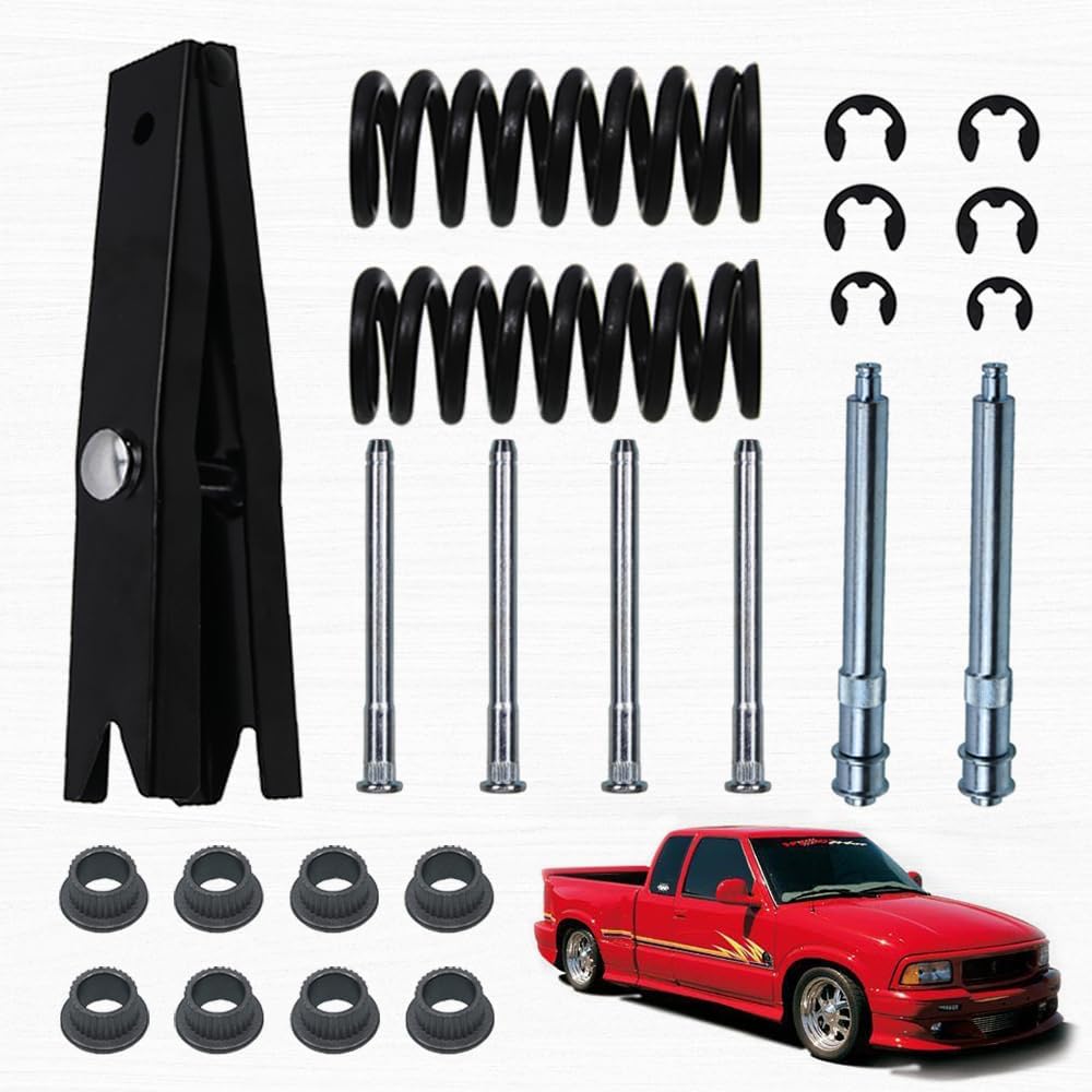 RULLINE front hinge kit laid out showing parts for quick identification and repair benefit