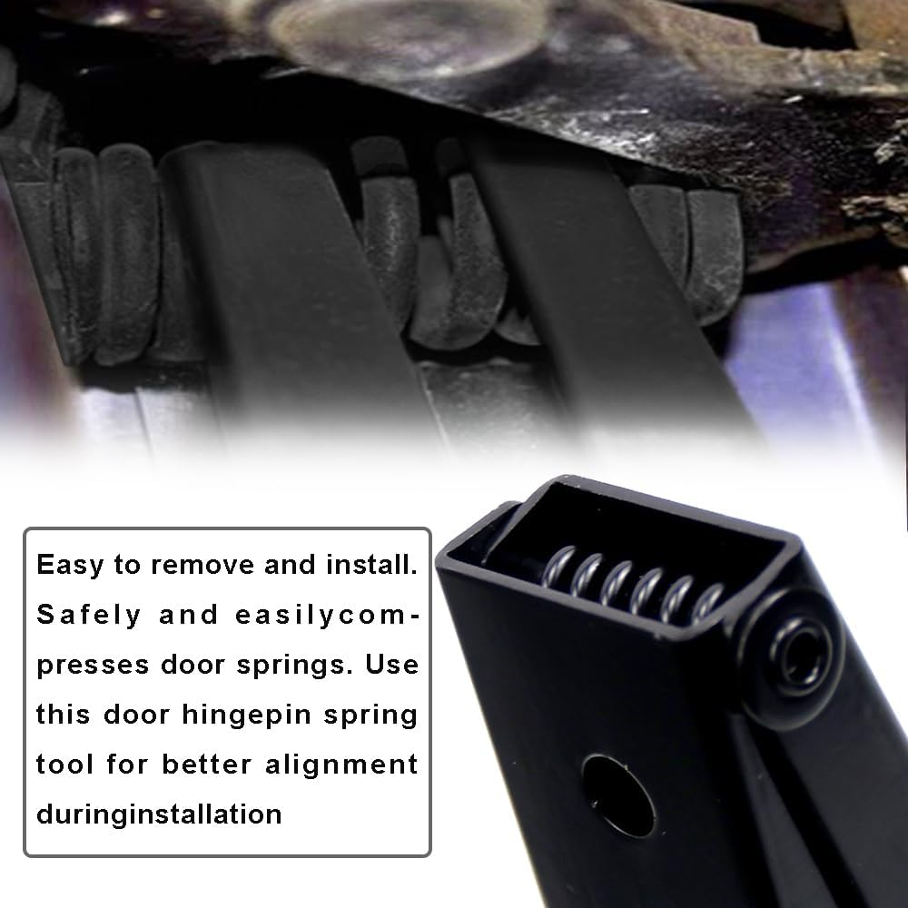 RULLINE installed hinge on Chevy S10 showing restored door fit and smoother closing