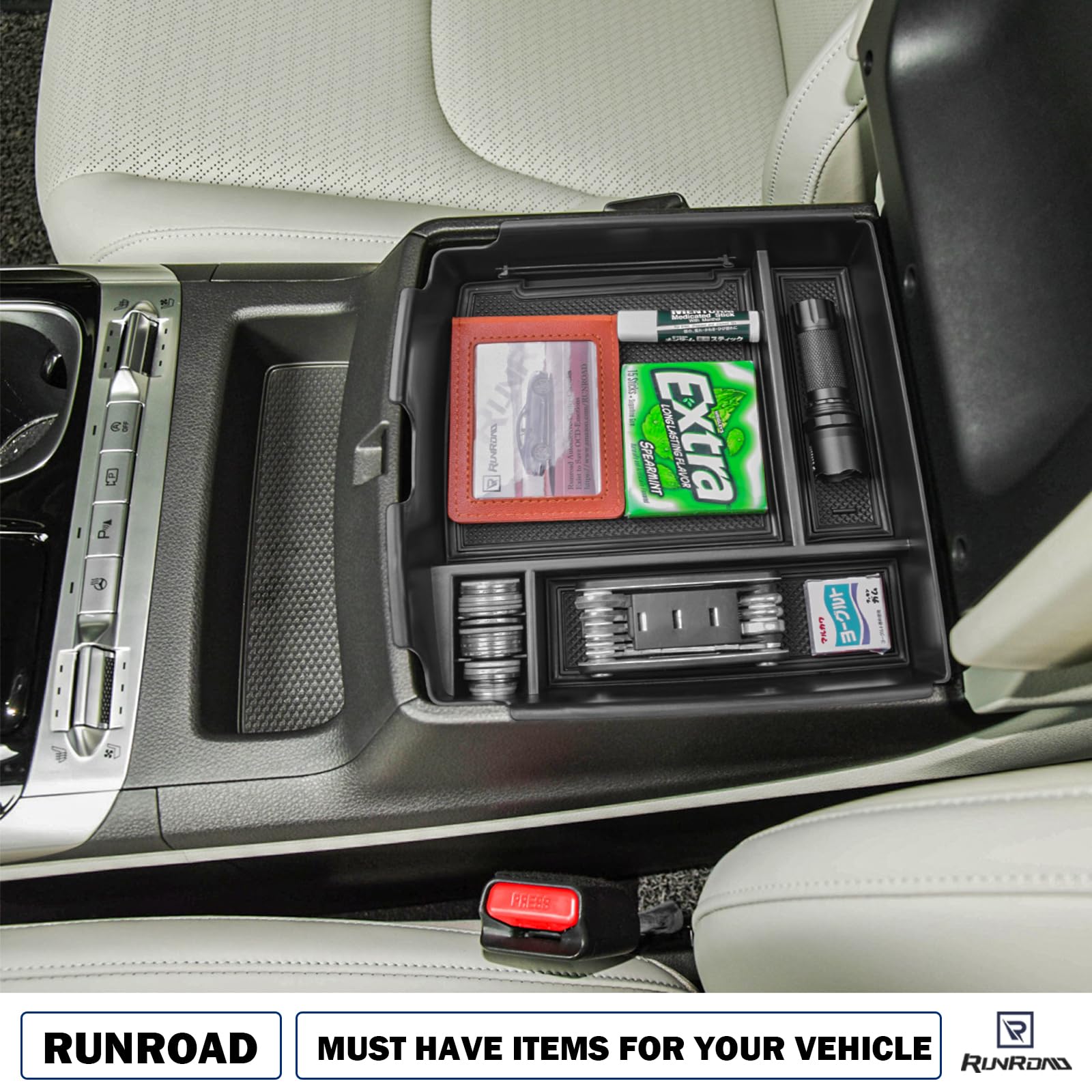 RUNROAD cable pass through with charger keeping devices connected without tangles