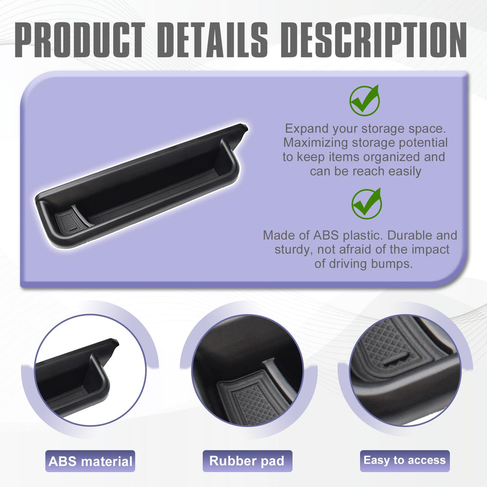 RUNROAD tray adhesive strip underside secure installation without tools