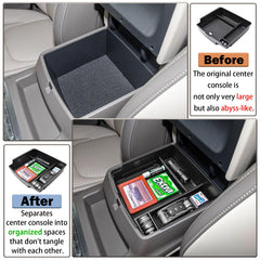 RUNROAD side profile dropped into Carnival armrest for easy tool-free installation
