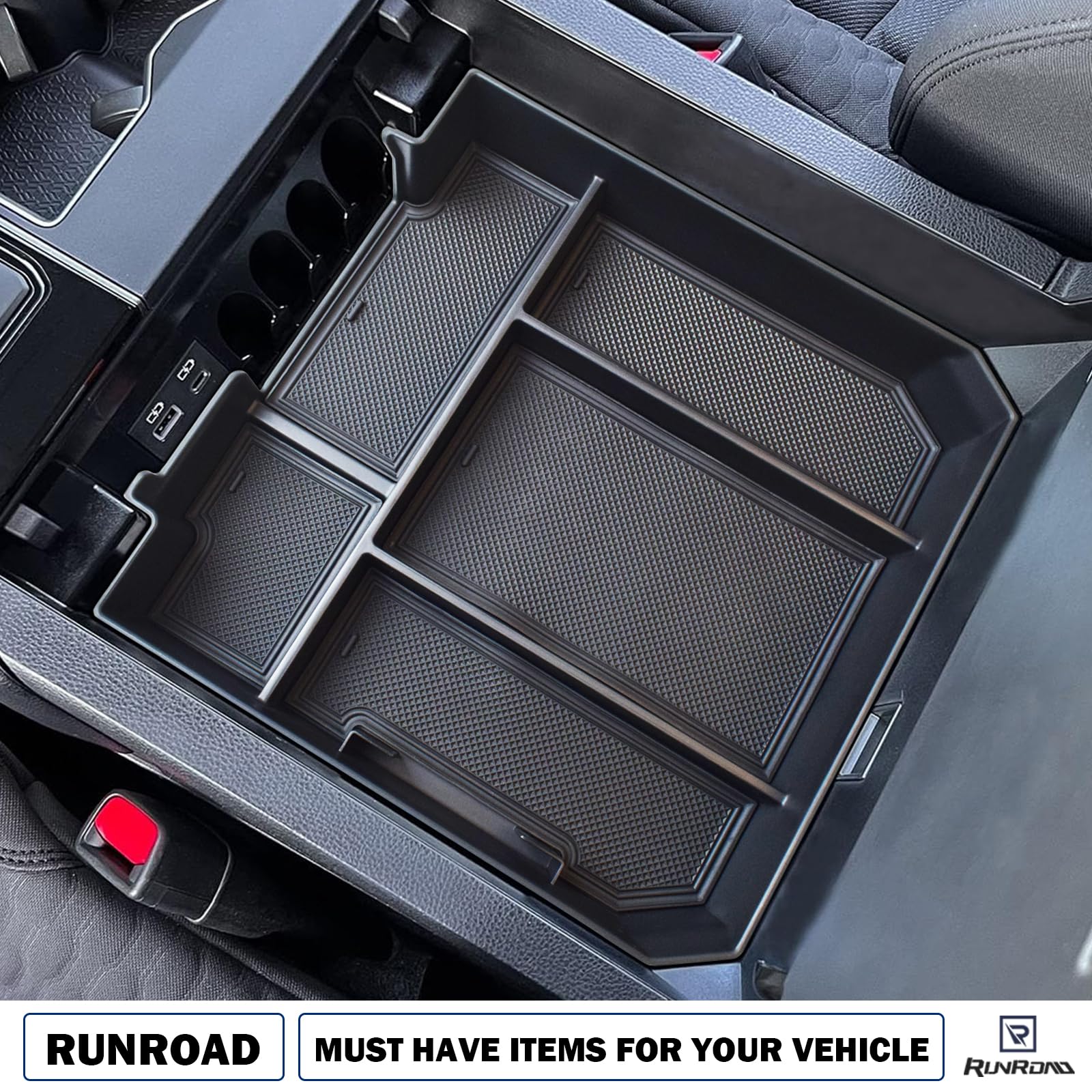 RUNROAD size comparison with hand to show compact, space-saving design