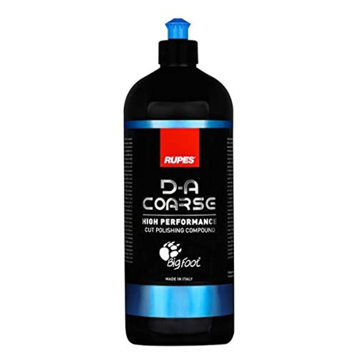 RUPES D-A Coarse front label showing product and fast defect removal