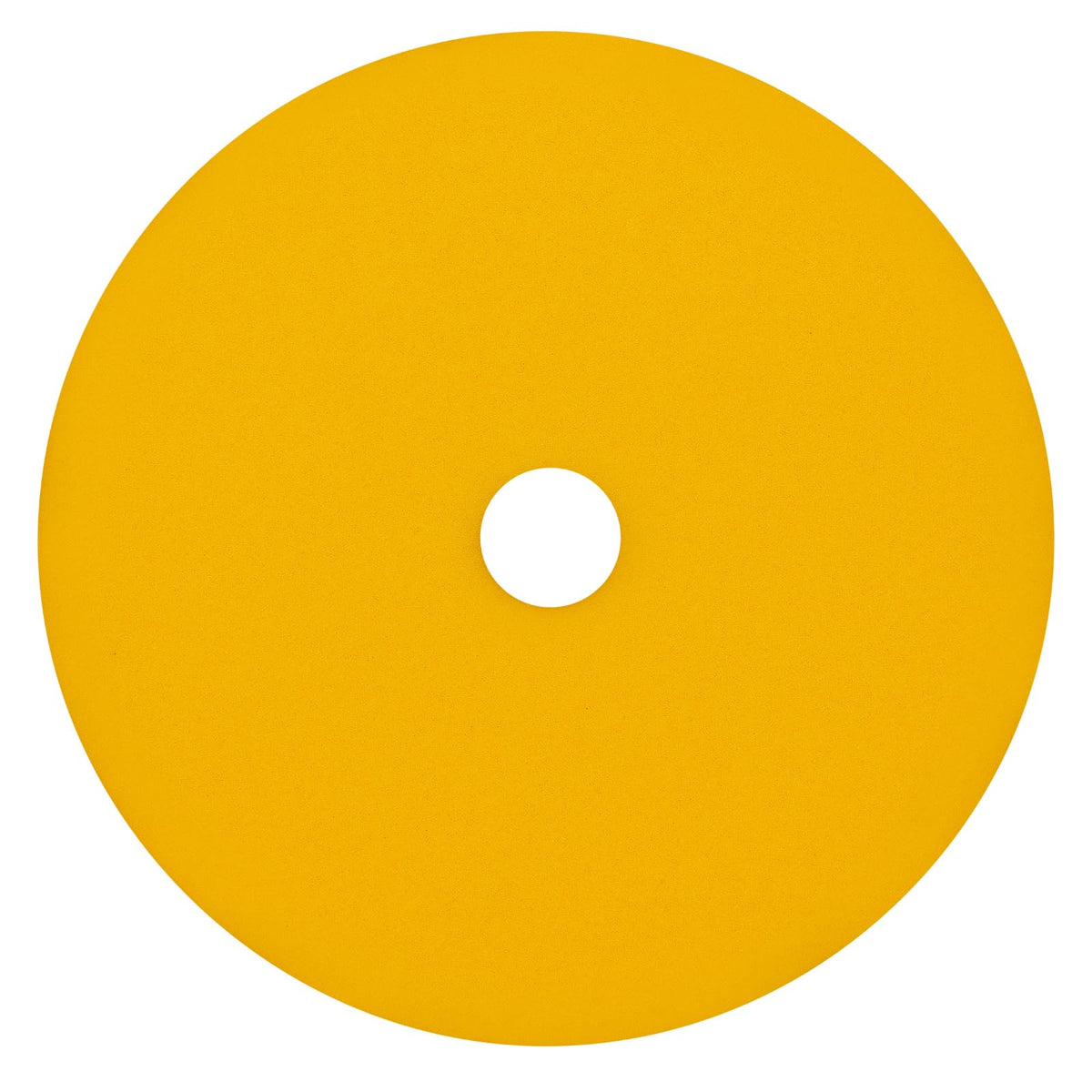 RUPES front view of 150mm yellow pads showing pack and labeling for easy identification and quick selection