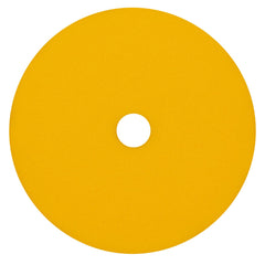 RUPES front view of 150mm yellow pads showing pack and labeling for easy identification and quick selection