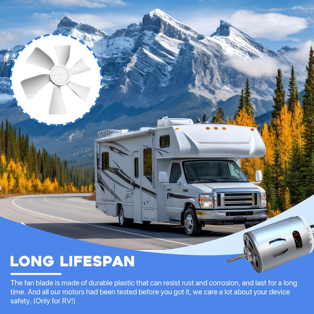 RUSFOL vent fan mounted in RV roof demonstrating improved air circulation