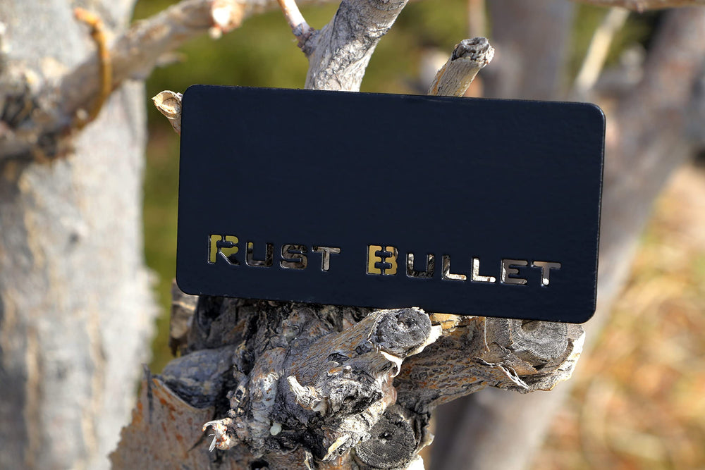 RUST BULLET chip and scratch test demonstrating abrasion resistance and durability