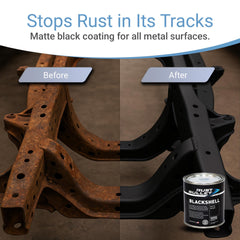 RUST BULLET closeup of matte texture highlighting low-glare durable finish benefit