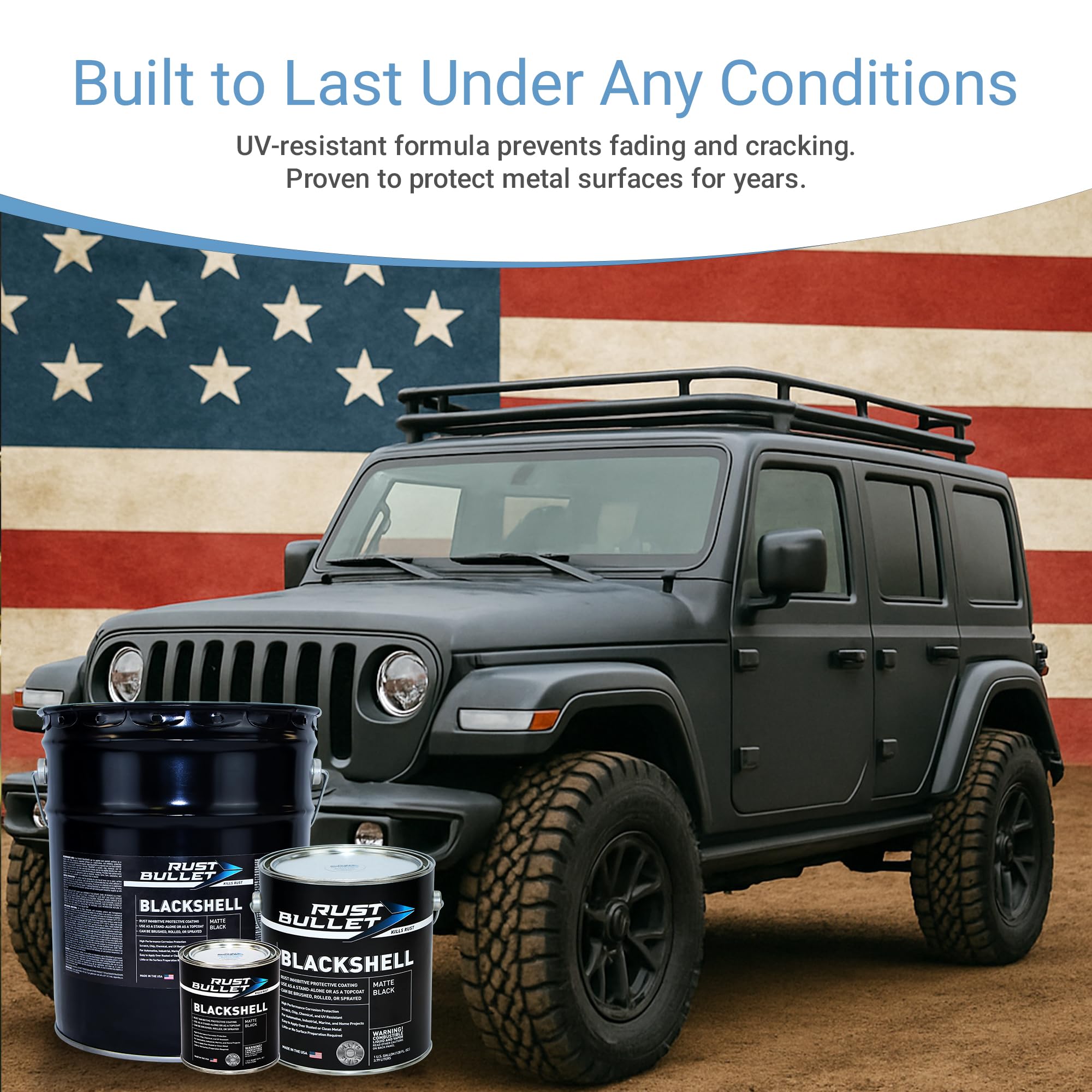 RUST BULLET sprayed application demonstrating even coverage and professional result