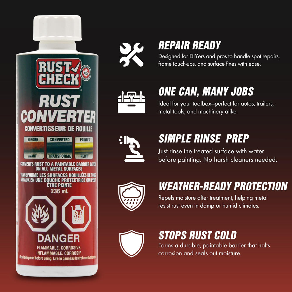 Rust Check brush application on autobody delivering deep penetration