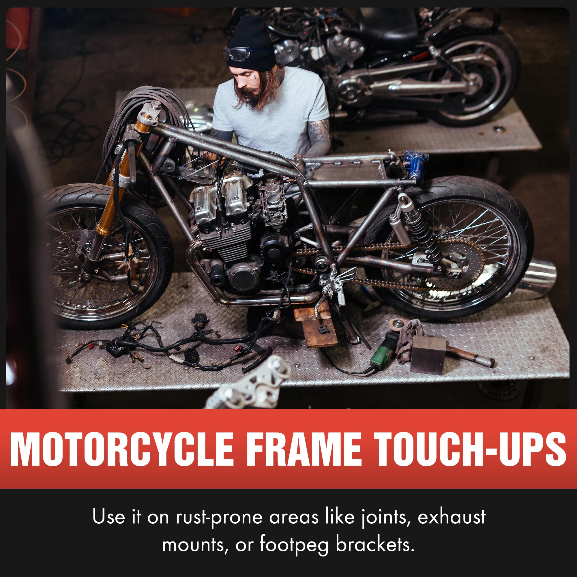 Rust Check bottle label with instructions for proper application