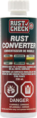 Rust Check front packaging showing 236mL bottle and benefits