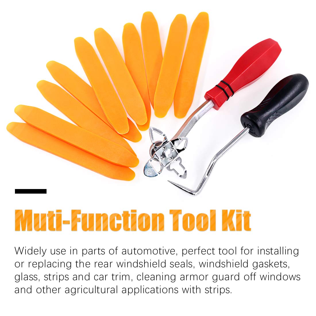 Rustark packaging and color coding showing bright tools for fast identification