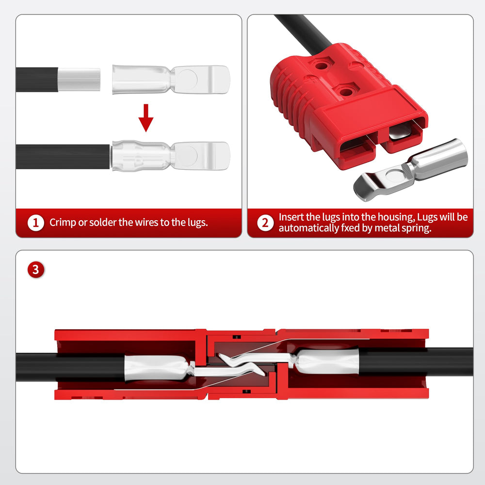 RVBOATPAT connector installed on a winch demonstrating quick disconnect convenience