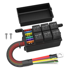 RVBOATPAT front panel relay box showing neat layout and fast installation benefit
