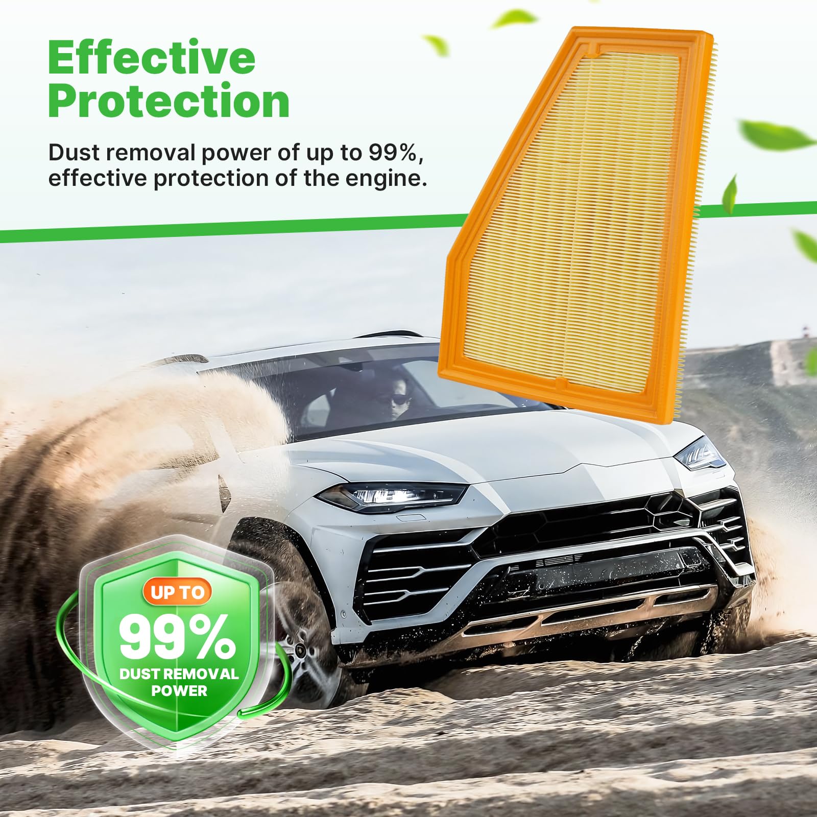 RVgolf cabin filter multi-layer detail illustrating layered capture to reduce cabin particulates