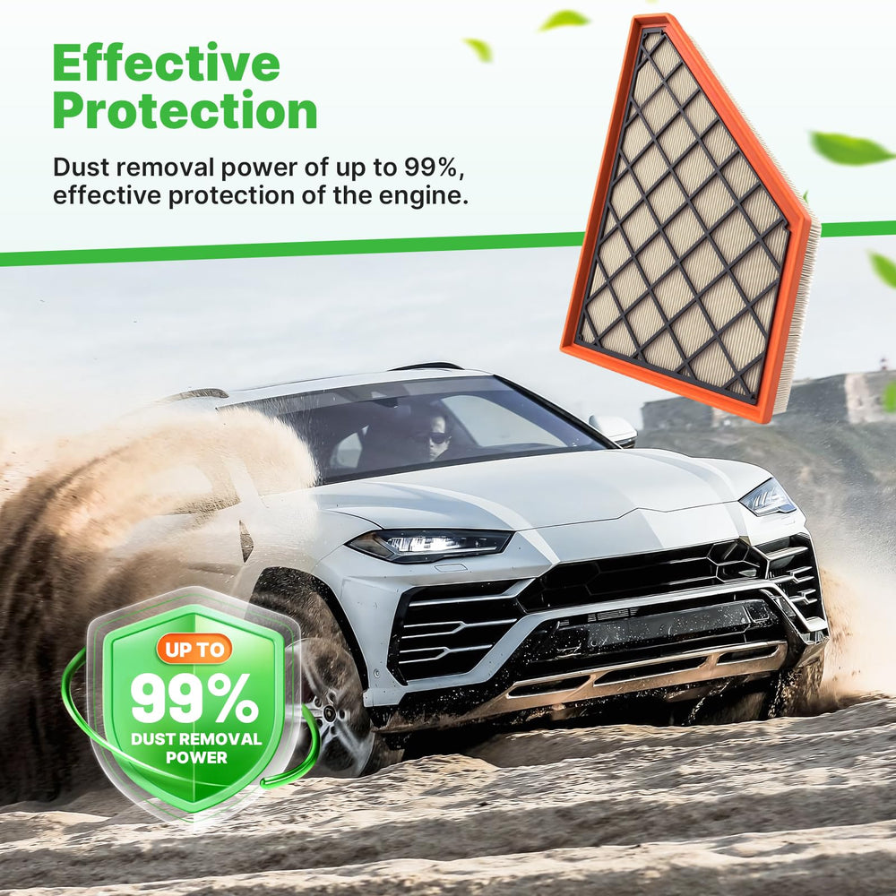 RVgolf cabin filter layered media detail capturing dust and pollen for cleaner air