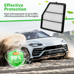 RVgolf filter fiber closeup highlighting high-filtration media and durability