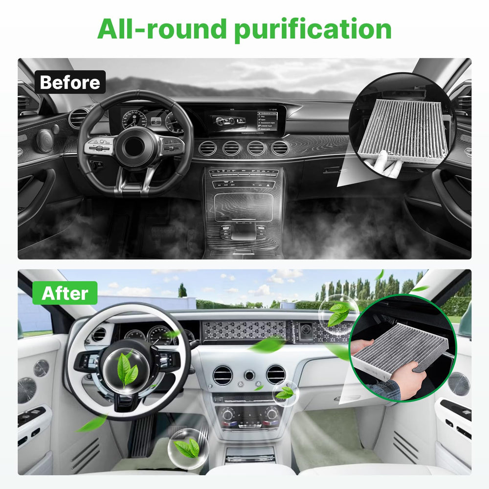 RVgolf engine filter installed in an engine bay improving intake airflow