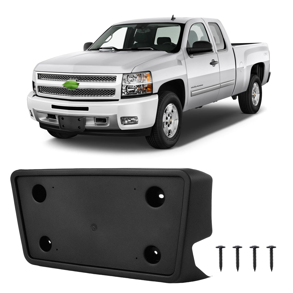 RVgolf front bracket full view showing clean fit and factory style benefit