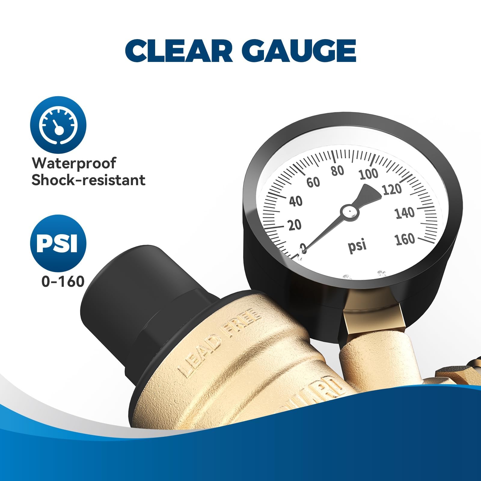 RVGUARD adjustment screw detail allows easy pressure tuning with screwdriver