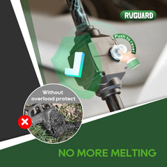 RVGUARD heavy-duty 10/3 copper cord jacket detail showing UV-resistant protection and durability