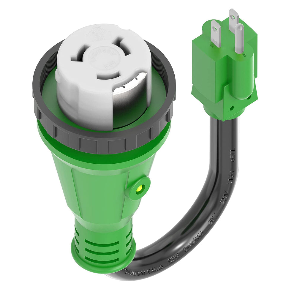 RVGUARD front connector with locking ring showing secure seal benefit