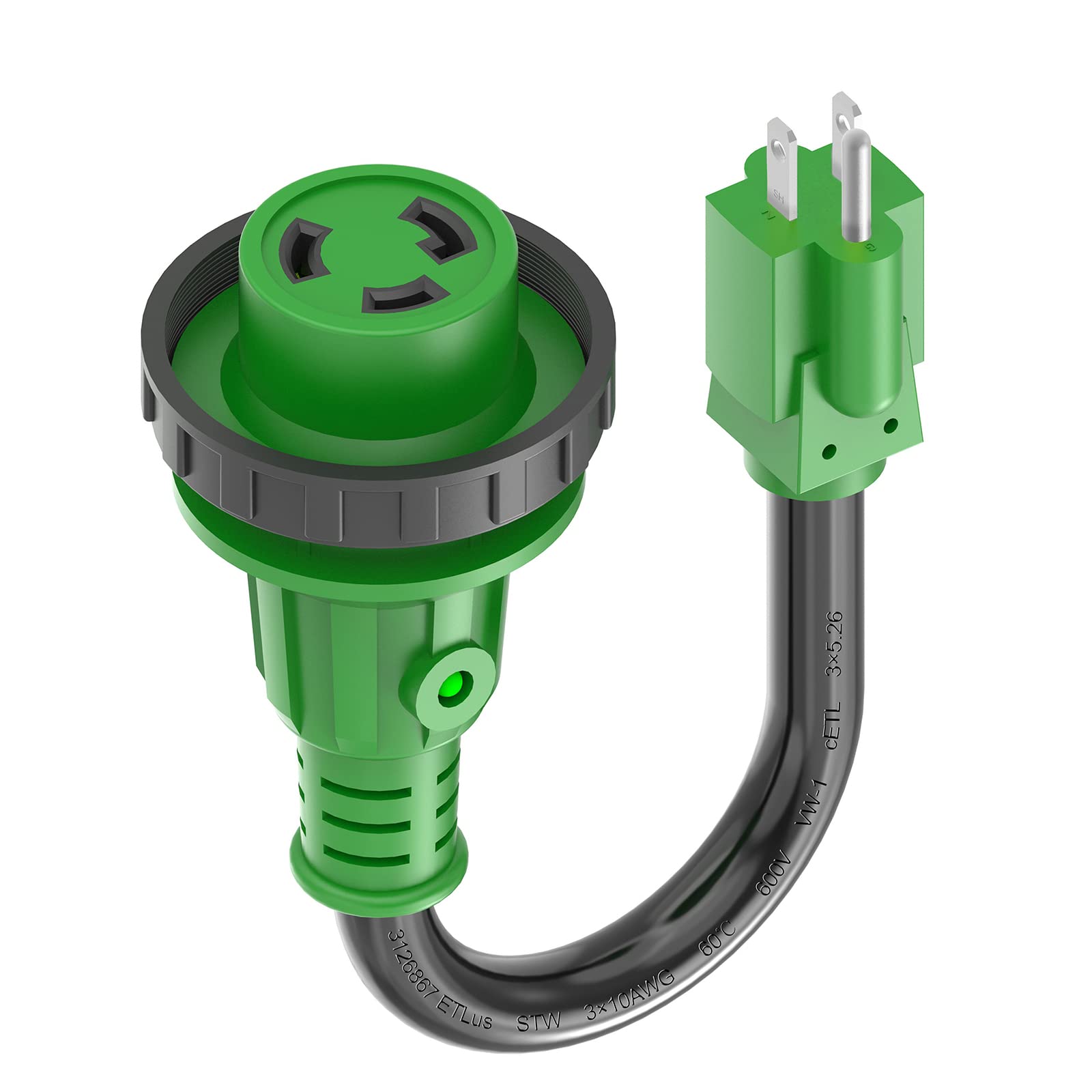 RVGUARD front view adapter showing form and label for clear identification and ease