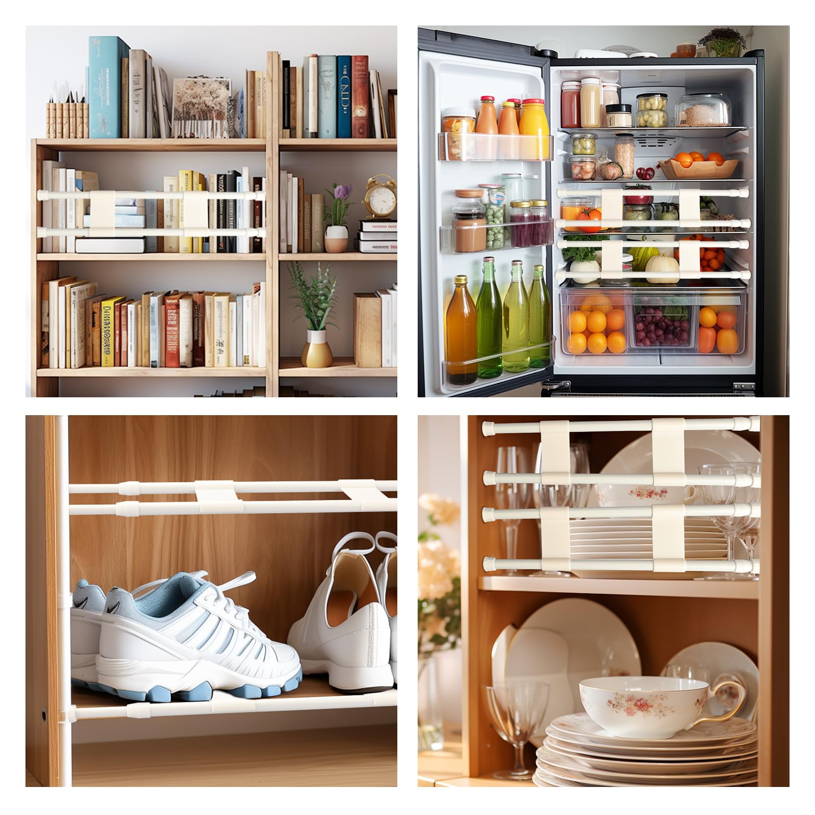 RVGUARD rod in camper kitchen scene keeping drinks upright and simplifying meal prep