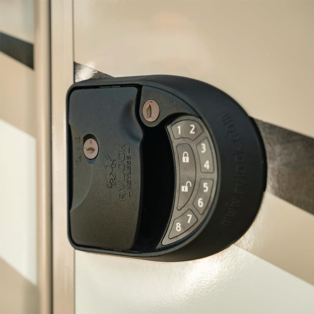 RVLock Charter installed on motorhome demonstrating easy upgrade benefit