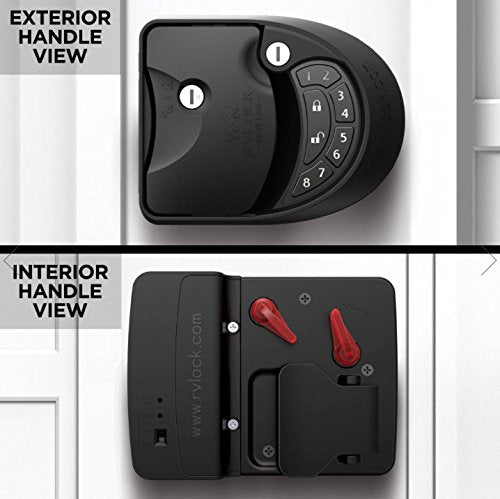 RVLock Charter side profile showing ergonomic handle and comfortable use benefit
