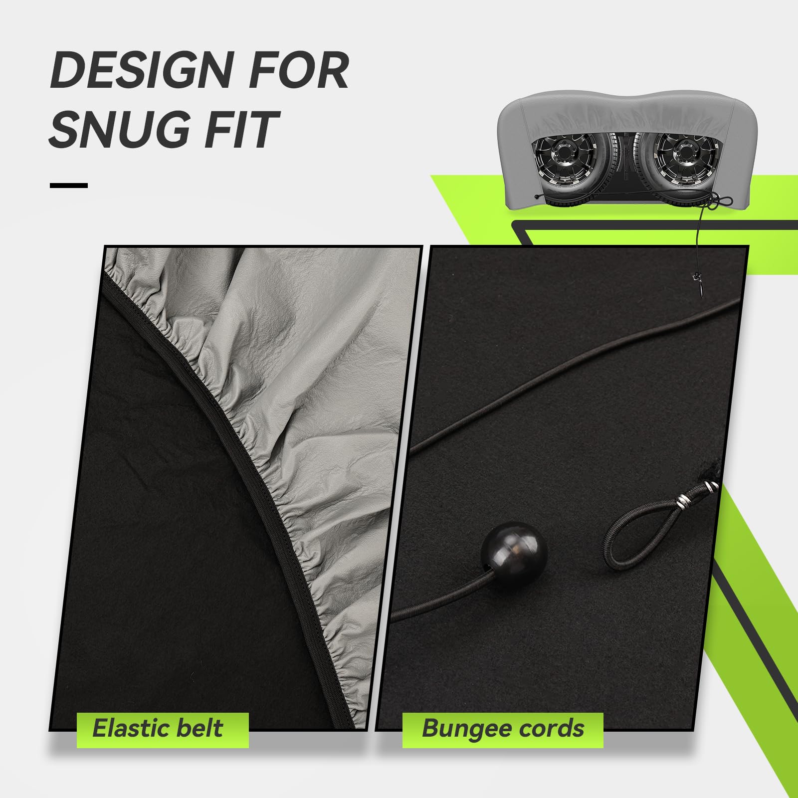 RVMATE bungee cord and fixed rope detail showing secure fastening benefit