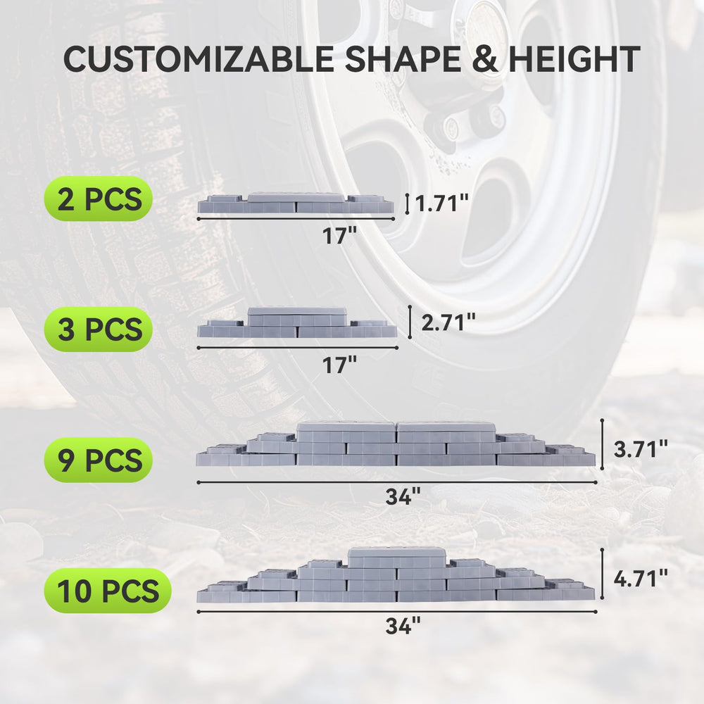 RVMATE thin top block close-up showing textured surface for traction