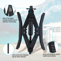 RVPNR included ratchet, hex socket, gloves and storage bag for quick setup