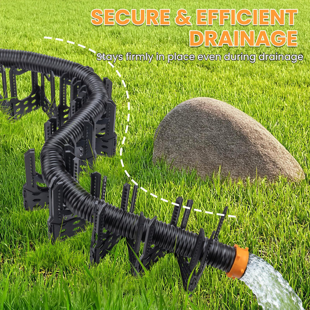 RVSNAIL support in use at RV sewer connection showing cleaner dumping benefit