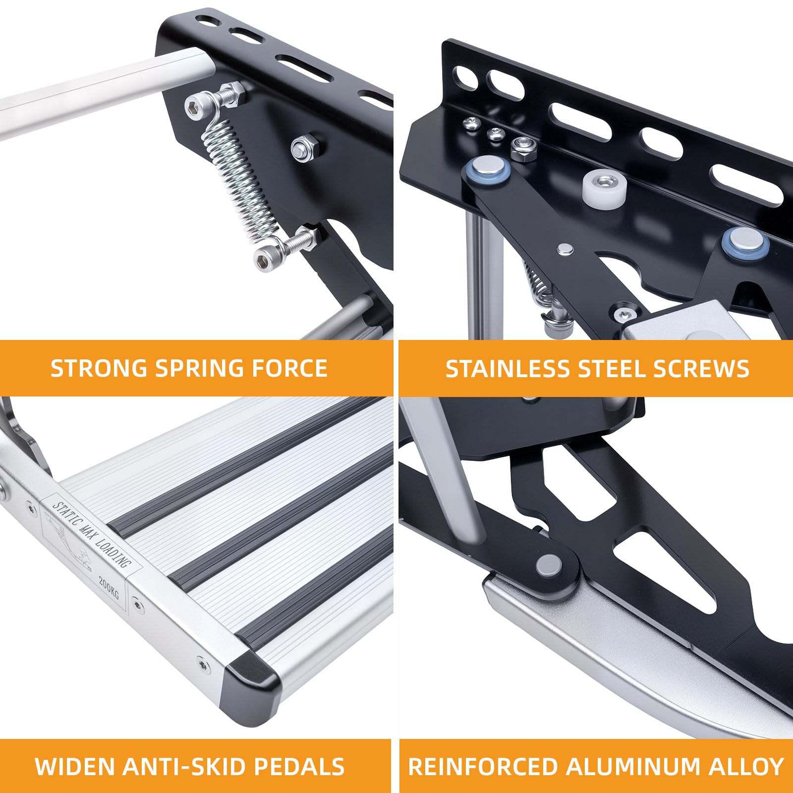 RVSNAIL mounting holes and M10 bolts included for easy installation