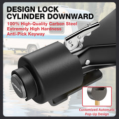 RVSNAIL circular padlock with keys providing tamper-resistant locking