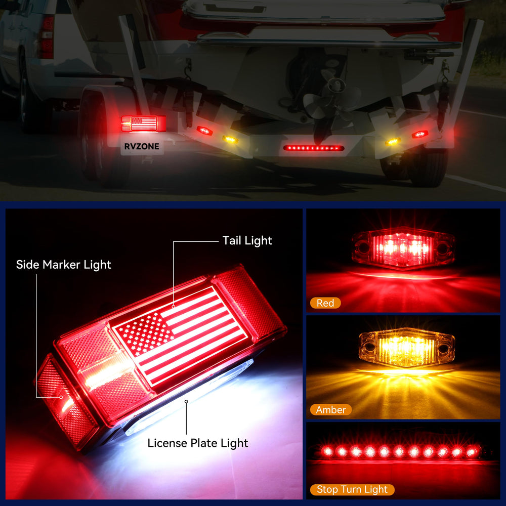 RVZONE brake light bar center-high mounted displays clear brake signal benefit