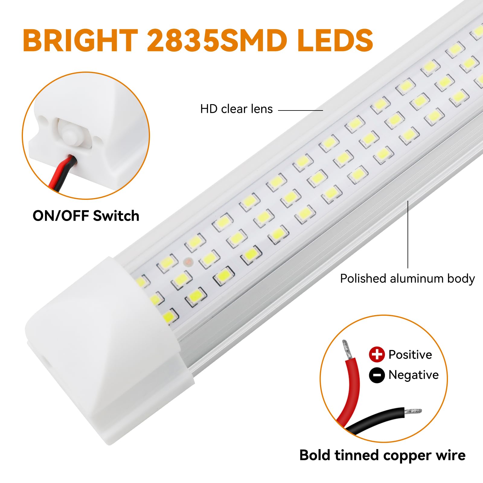 RVZONE light length shown next to ruler for accurate size reference