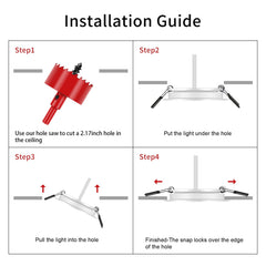 RVZONE lights installed in an RV ceiling providing even interior illumination