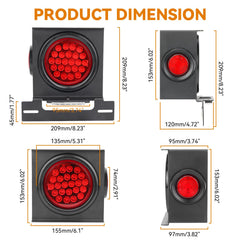 RVZONE license plate LEDs illuminating plate for legal visibility at night