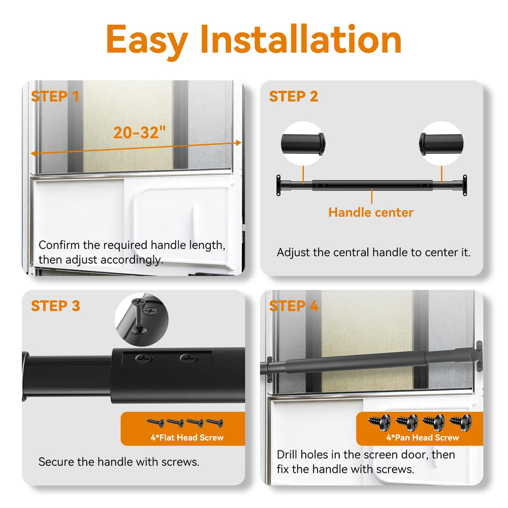 RVZONE included screws and drill bit laid out showing easy installation and correct fasteners