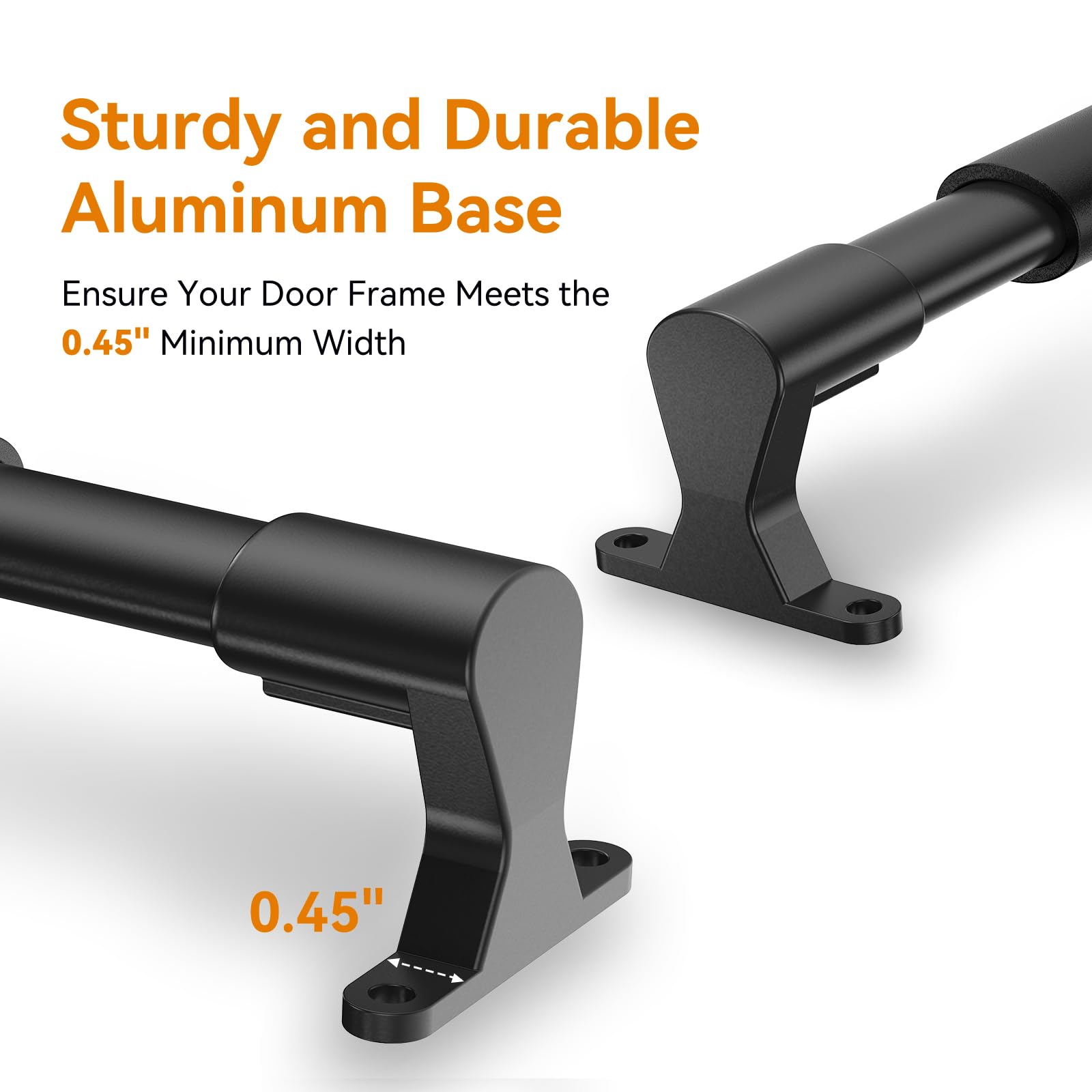 RVZONE side profile showing 1.18 inch grip clearance for comfortable pushing and pulling