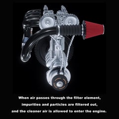 RYANSTAR RACING installed on motorcycle intake demonstrating quick upgrade