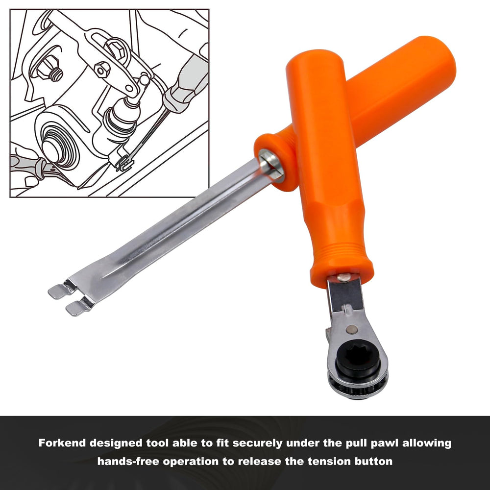 RYANSTAR RACING tools in use on truck air-brake showing faster roadside adjustment benefit